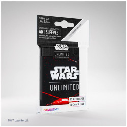 SW: Unlimited Art Sleeves Space Red (PREPEDIDO)