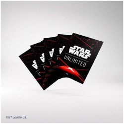 SW: Unlimited Art Sleeves Space Red (PREPEDIDO)