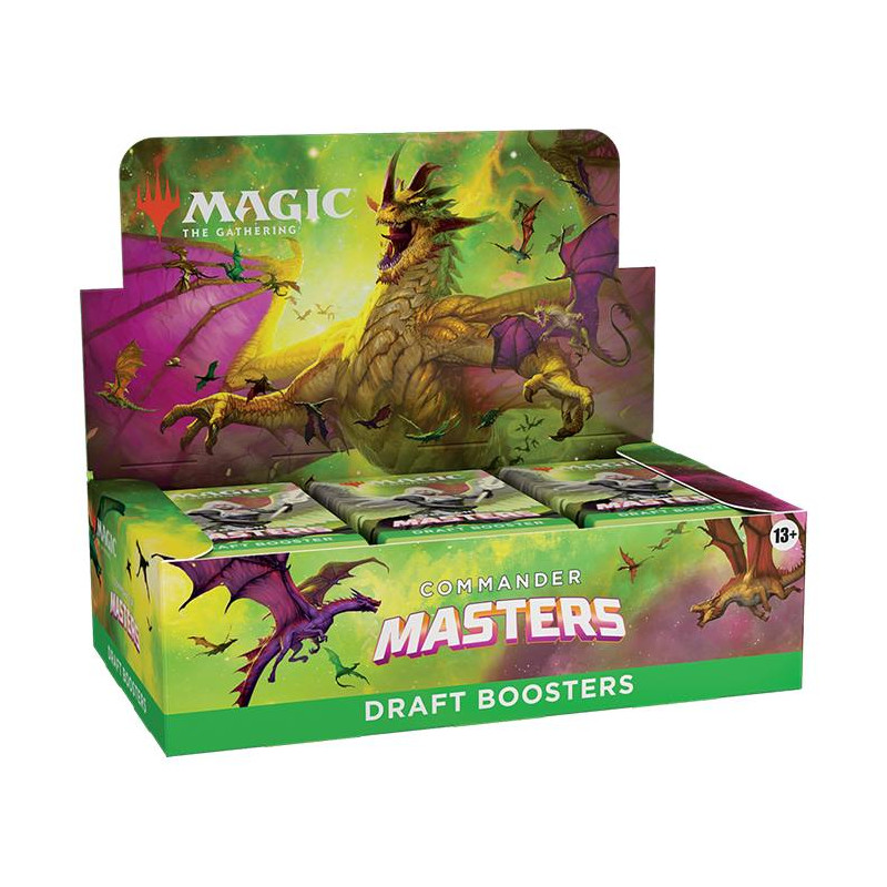 Magic: Commander Masters Draft Booster Box (inglés) (PREPEDIDO)