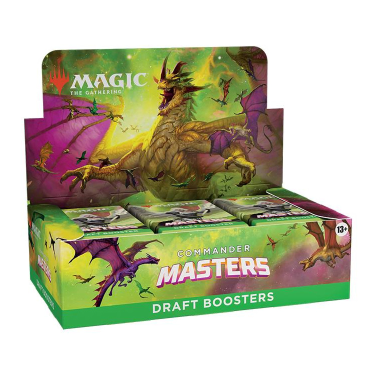 Magic: Commander Masters Draft Booster Box (inglés) (PREPEDIDO)