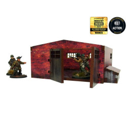 WW2 Normandy Large Brick Shed (28mm)