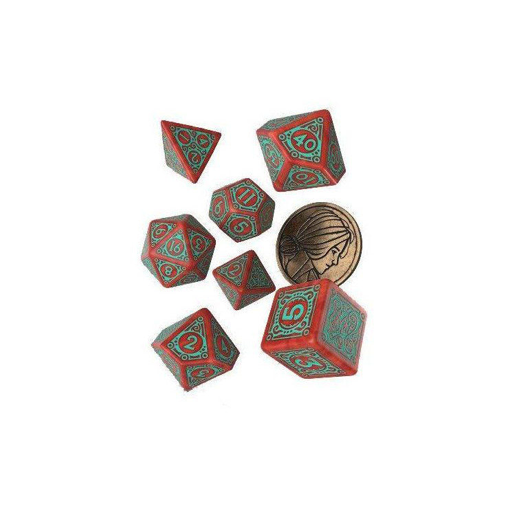 The Witcher Pack de Dados Triss Merigold the Fearless (7) (PREPE