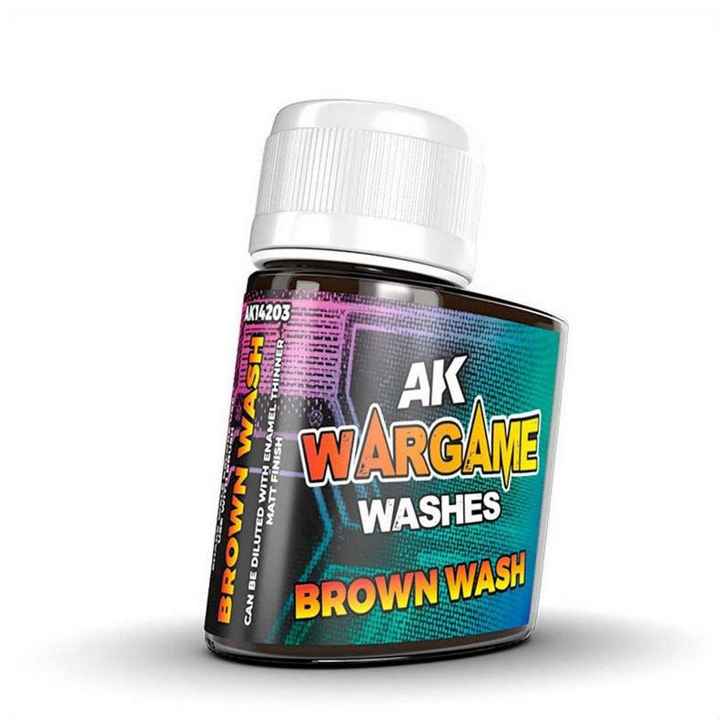 Wargame Wash: Brown Wash 35ml (PREPEDIDO)