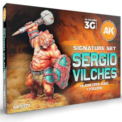 Sergio Vilches Signature Set 14 Colors & 1 Figure (PREPEDIDO)