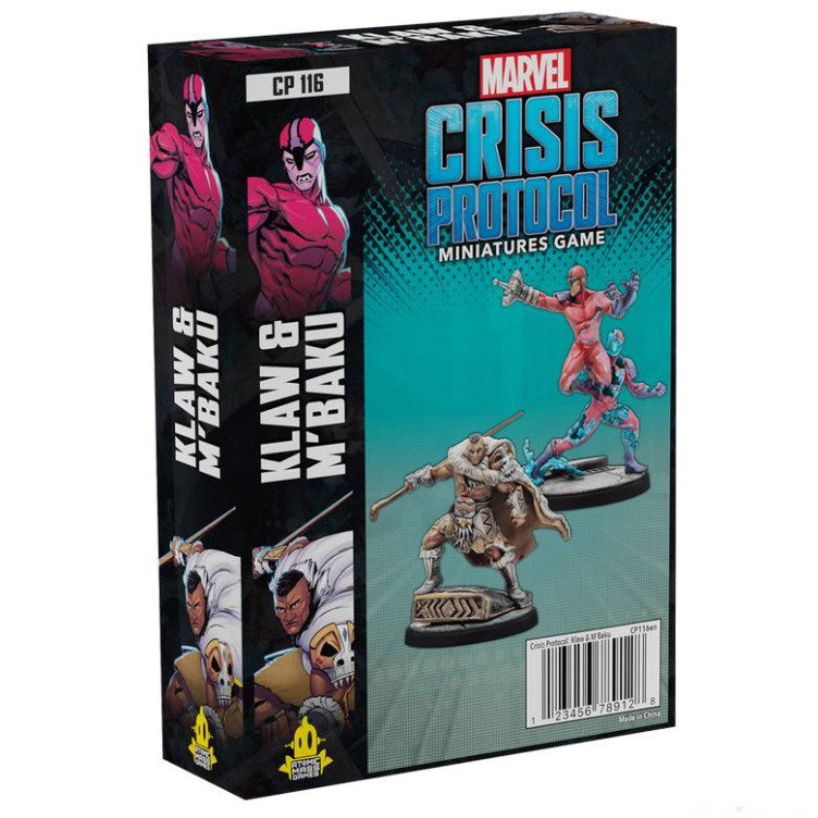Marvel Crisis Protocol: Klaw and M'Baku (inglés)