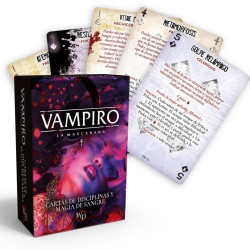 Vampiro La Mascarada: Cartas de Disciplinas y Magia de Sangre (P