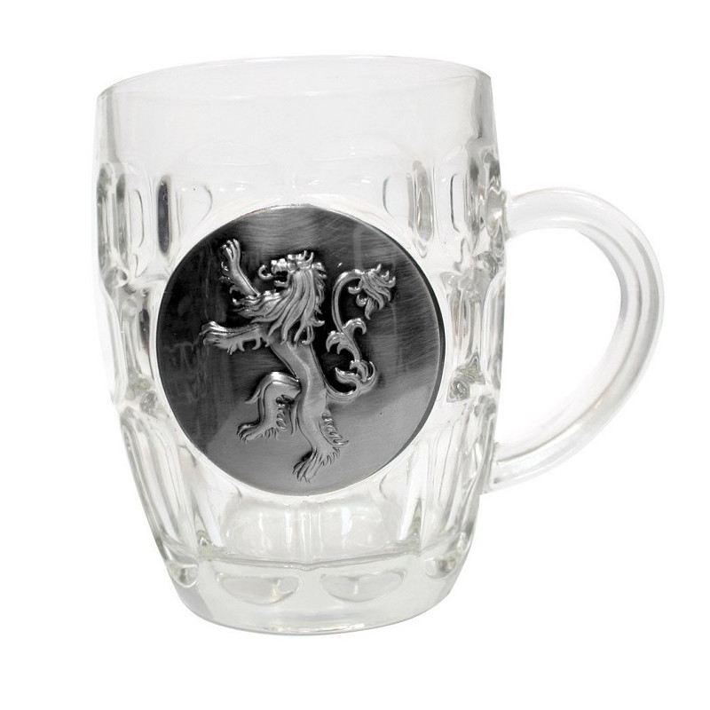 Juego de tronos jarra de cerveza Lannister metallic