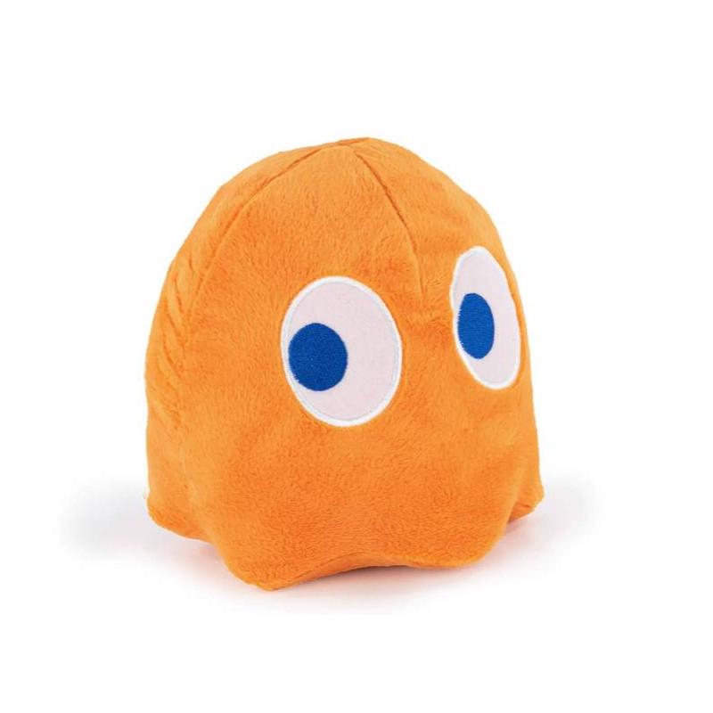 Pac-Man - Peluche Clyde Fantasma Naranja - 17cm - Calidad Super