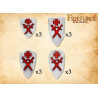 Livonian Order Shields Type 2 (12 shields)