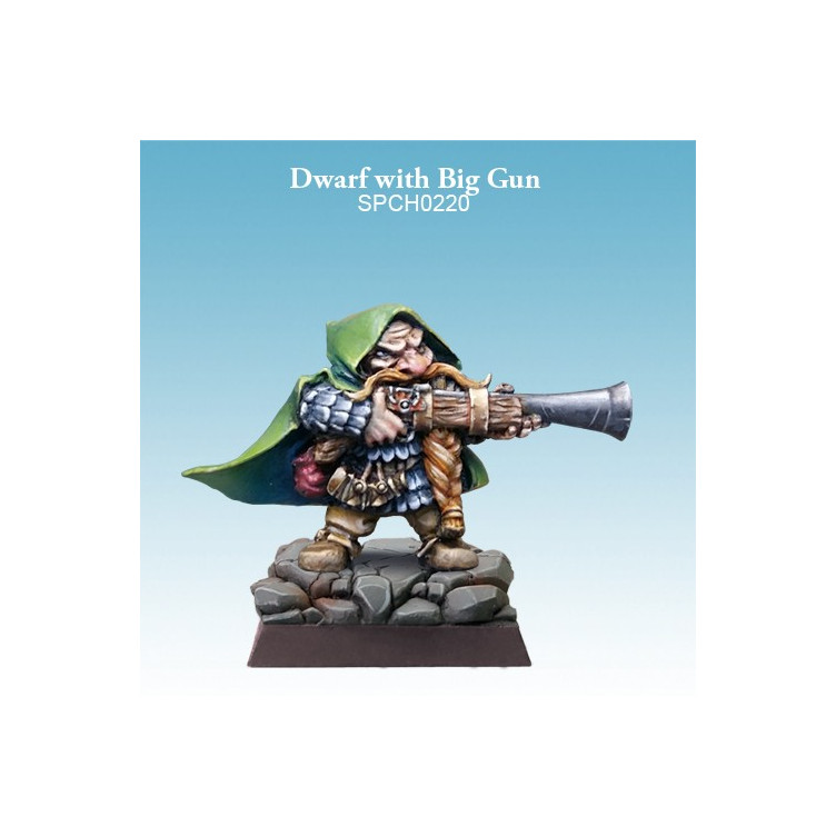 Dwarf with Big Gun