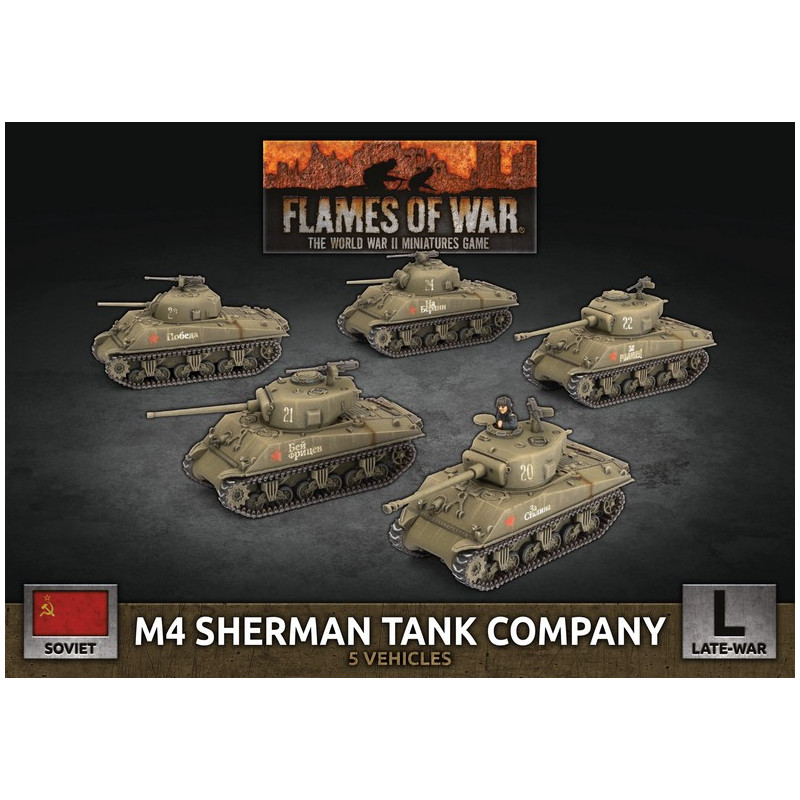 M4 Sherman Tank Company (X5 Plastic)