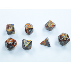 Lustrous® Mini-polyhedral Gold/silver 7-die Set