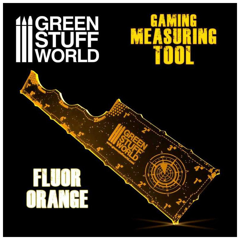 Medidor Gaming - Fluor Naranja 8 pulgadas