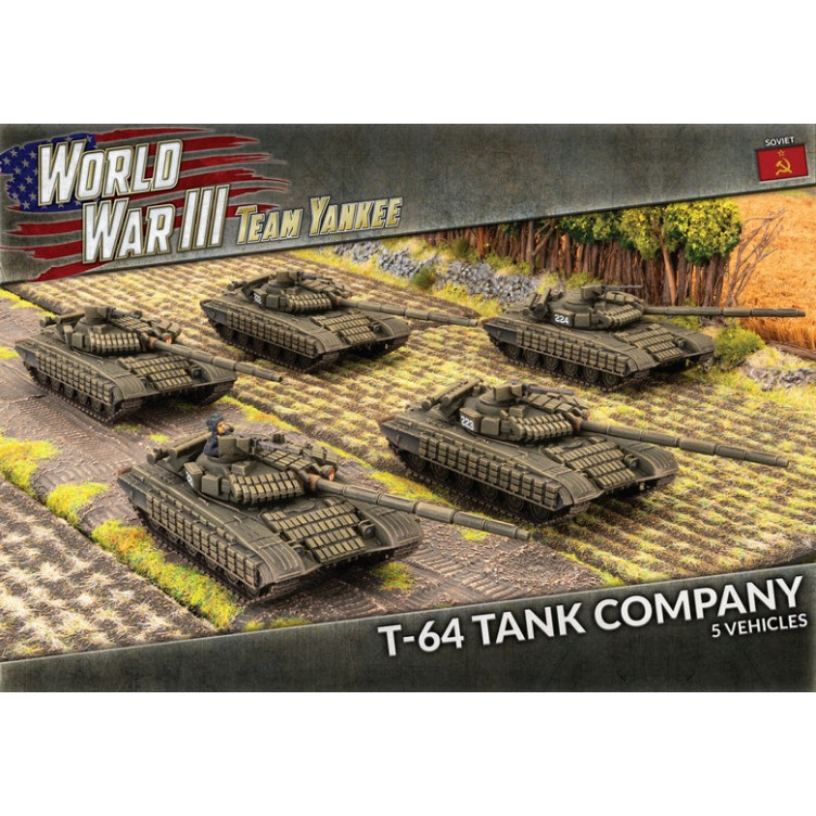 T-64bv Tank Company (X5 Plastic)