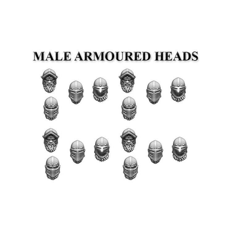 Male Armoured Head