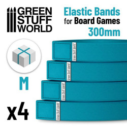 Gomas elasticas para juegos de mesa 300mm - Pack x4