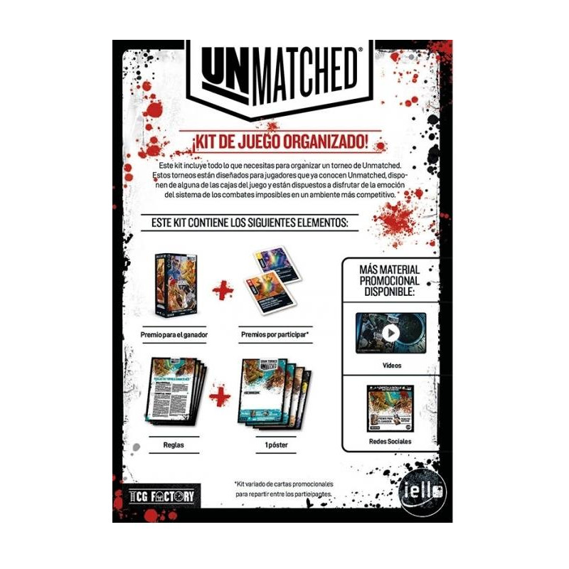 Kit de Torneo Unmatched Volumen 2 (castellano)