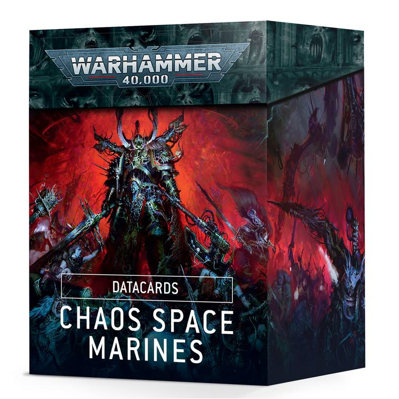 Datacards: Chaos Space Marines (English)