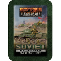 Soviet Red Banner Gaming Set (x20 Tokens, x2 Objectives, x16 Dic
