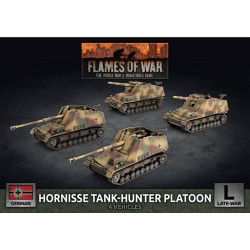Hornisse (8.8cm) / Hummel (15cm) Tank-hunter Platoon (X4 Plastic