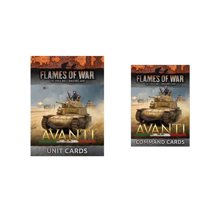 Italian Avanti Unit and Command Cards