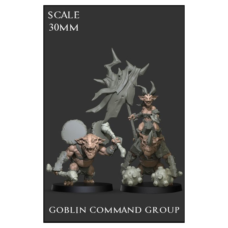 Goblin Command Group Scale 30mm