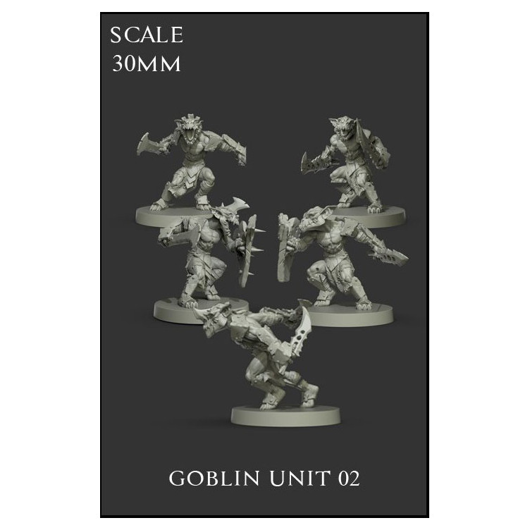 Goblin Unit 02 Scale 30mm