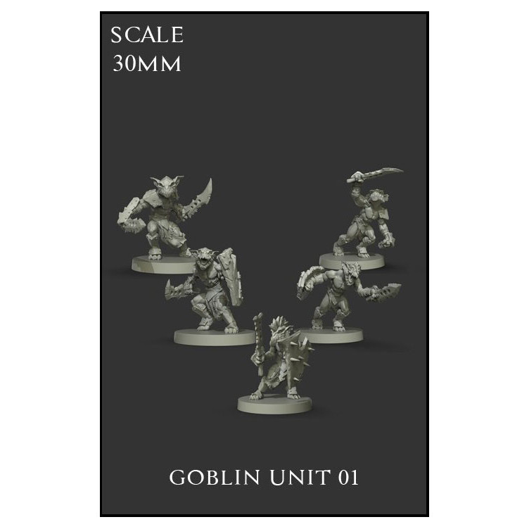 Goblin Unit 01 Scale 30mm