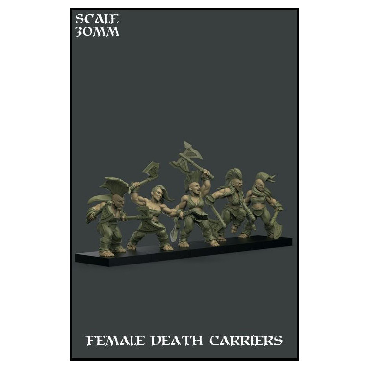 Female Death Carriers Special Unit Scale 30mm