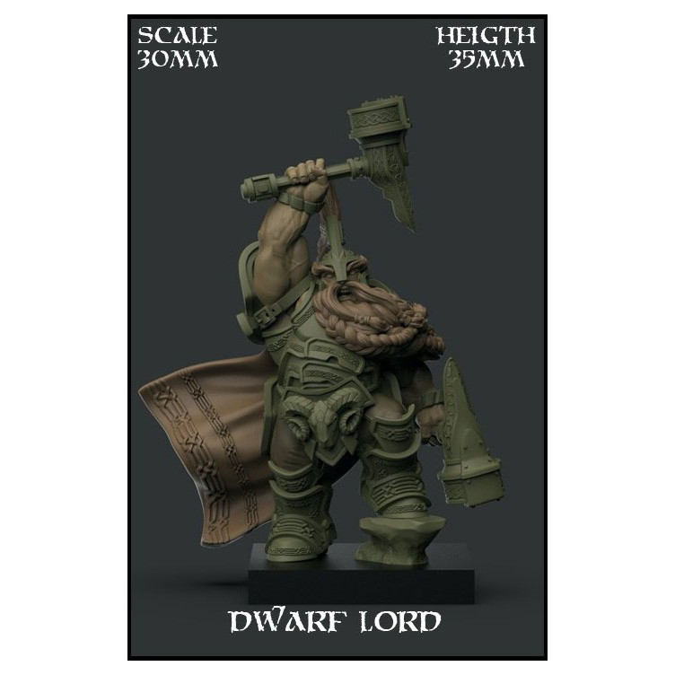 Dwarf Lord Scale 30mm