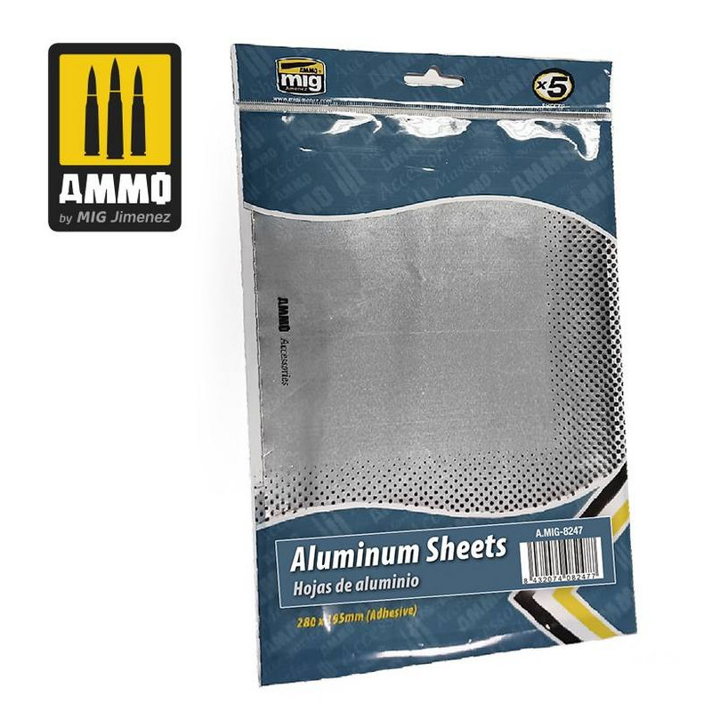 Aluminium Sheets 280x195 mm  