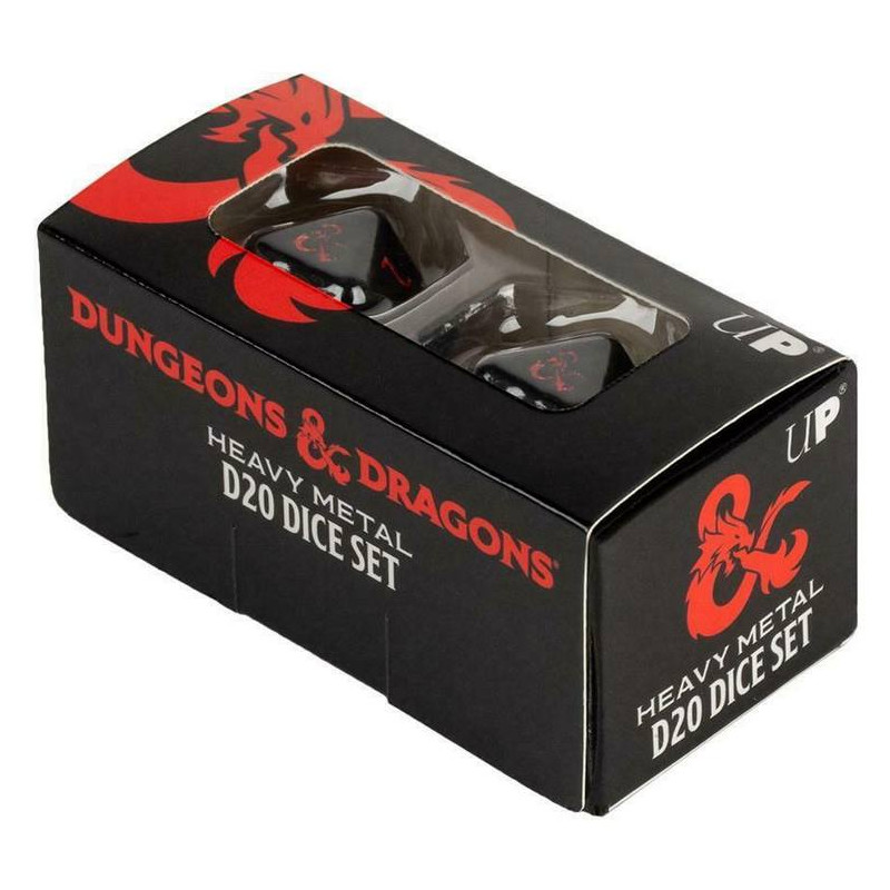 Heavy Metal D20 Dice Set for Dungeons & Dragons