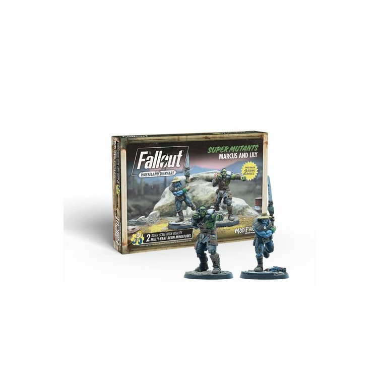 Fallout: Wasteland Warfare Super Mutants Marcus and Lily (Englis