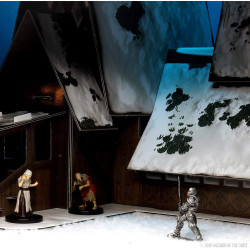 D&D Icewind Dale: RotF - The Lodge Papercraft Set