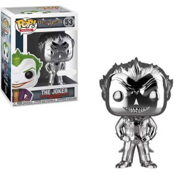DC Comics POP! the Joker Silver Chrome Exclusivo