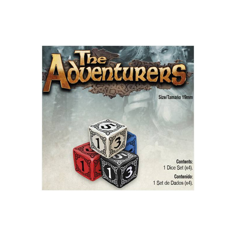 The Path of the Adventurers: Set 4 Dados de 6 Caras