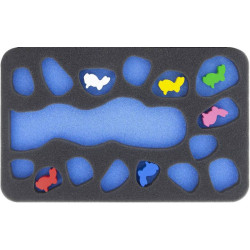 20 mm Half-size Foam tray with 16 compartments