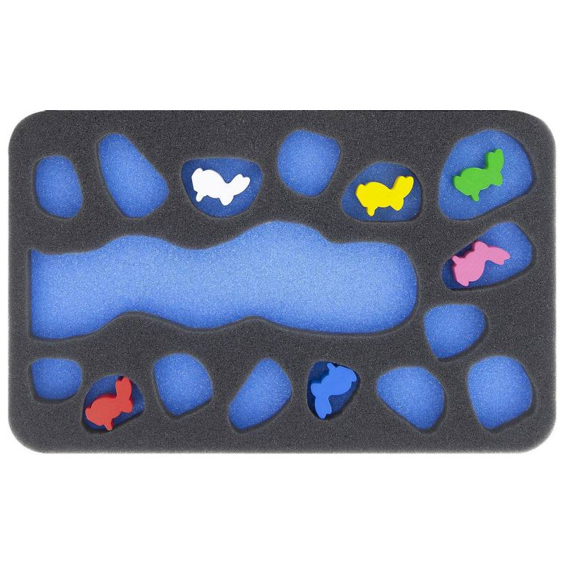 20 mm Half-size Foam tray with 16 compartments