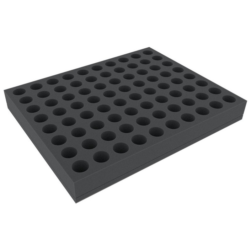 40 mm Full-size Foam Tray with 80 Compartments