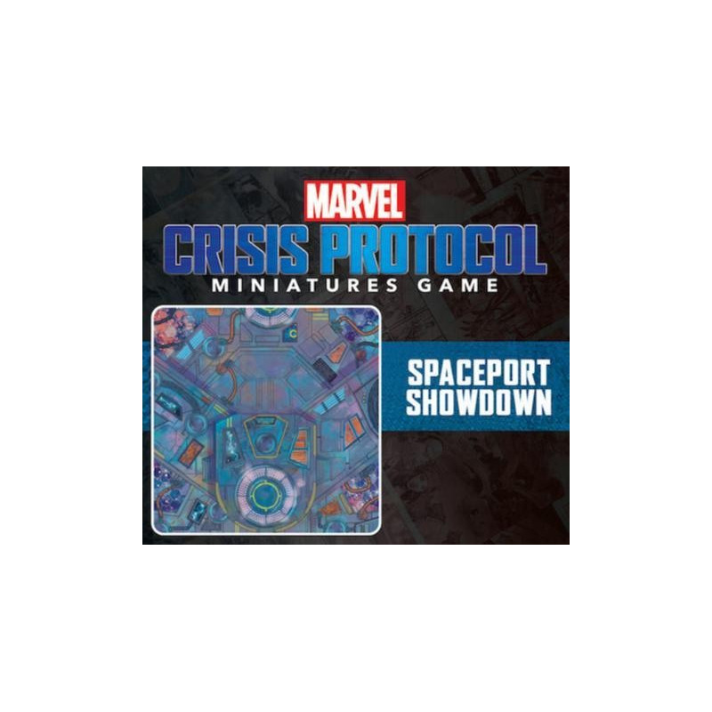 Marvel Crisis Protocol Spaceport Showdown Game Mat