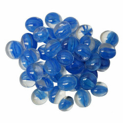 Gaming Glass Stones in Tube: Iridized Dark Blue (40)