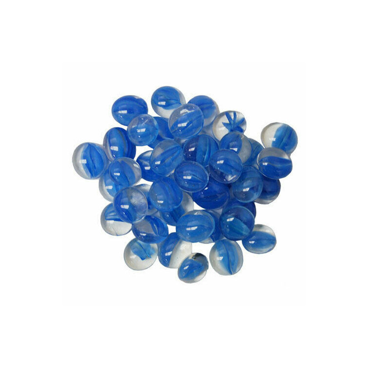 Gaming Glass Stones in Tube: Iridized Dark Blue (40)