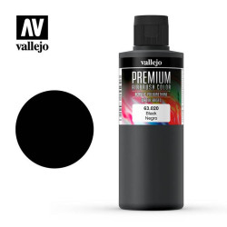 Premium Airbrush Color Negro 200ml