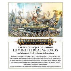 Cartas de hoja de unidad: Lumineth Realm-Lords (2020)