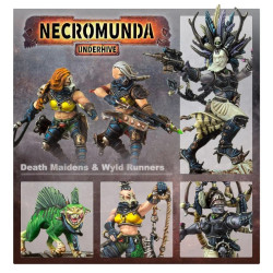 Necromunda: Death-maidens y Wyld Runners de Escher