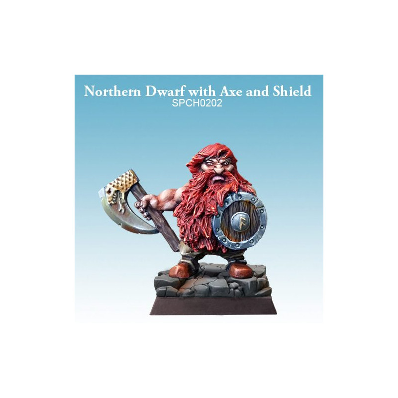 Northern Dwarf with Axe and Shield