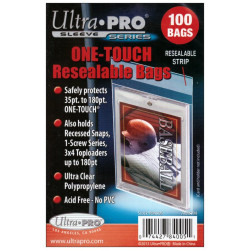 UP Standard Sleeves - One Touch Resealable Bags (100 Bags)