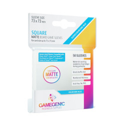 Gamegenic: Matte Square-Sized Sleeves 73x73mm Clear (50)