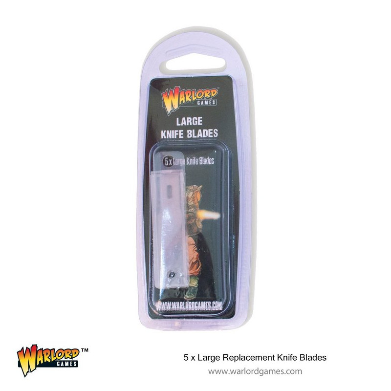 Warlord Large Replacement Knife Blades (5)