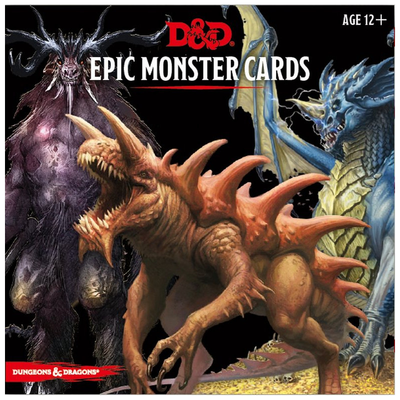 D&D Monster Cards: Epic Monsters (inglés)
